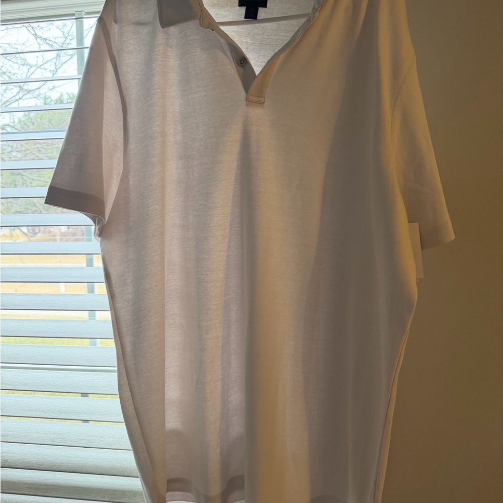 NWT - Men’s 14th & Union Classic White Polo Shirt